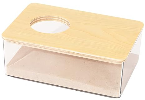 PLUSHCEWT Hamster Sand Bath Container,Hamster Sand Bath,Pet Bath,Hamster Sand Bathroom,Hamster Sand Bath Box,Sand Bathroom for Syrian Hamster,for Mice Lemming Gerbils