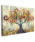 MuchoWow© Wandbilder Groß 120x80 cm XXL Wohnzimmer Wanddeko Schlafzimmer Zimmerdeko Wandgemälde Zimmer Deko auf Wand Dekoration Wall Art Kunst - Lebensbaum - Botanik - Abstrakt
