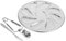 COLLBATH Coperchio per Ostriche in Acciaio Inox Vassoio da Portata per Lumache Piatto per di Mare Ristorante Dellhotel