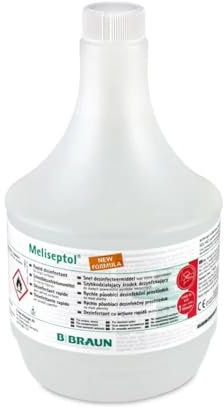 10x B. Braun Meliseptol® Pure Desinfektionsmittel ohne Duftstoffe- 1 Liter/Sprühflasche | Flasche (1 l)