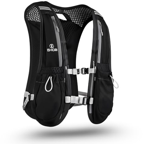 Running Vest for Men & Women with Water Bottle Holder & Phone Pocket