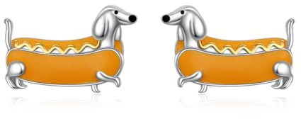 Flyow Sterling Silber Niedliche Tier Ohrringe Meerschweinchen/Giraffe/Hochland Kuh/Katze/Koala/Capybara Ohrstecker Hypoallergener Tierliebhaber Schmuck Geschenke für Frauen Mädchen