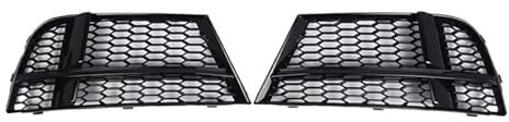 1 paio di griglie da corsa for fendinebbia for auto compatibili for AUDI A3 8V S-line Sedan Sportback Convertible 2017-2019 paraurti anteriore griglia di copertura for fendinebbia