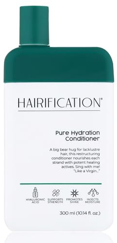 Hairification Pure Hydration Daily Conditioner für trockenes oder feines Haar mit Hyaluronsäure, Niacinamid und Pro-Vitamin B5, 300 ml