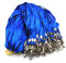 ZARRS Schlüsselband,30er Pack Schlüsselanhänger Blau Schlüsselbänder mit Karabinerhaken Lanyard für Ausweiskarten ID-Karten Schlüssel Konferenzen Geschäft Ausstellung Büro Blau Länge 85cm Breite 1cm