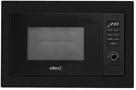 Elleci FGSP28140WS - Forno a Microonde con Grill, Installazione Incasso, 28 Litri, 900W
