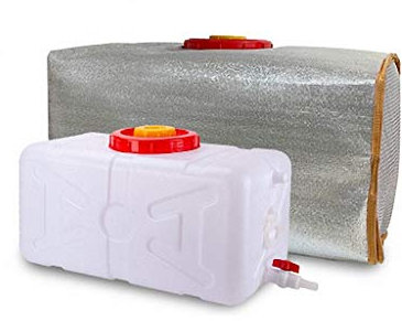 Jerrican eau 25L/45L/70L/100L/160L Bidon D'eau ÉPaississement Réservoir D'eau Potable Portatifs Seau En Plastique Épais PC Pour Camping Car Voyage Voiture Maison Fitting (Size : 70L)