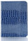 iPad Mini 6. Gehäuse, DMaos Krokodil Reflector PU-Leder Folio Gehäuse Smart Cover, Klassische Mode for iPad Mini 6 8,3 Zoll 2021 – Blau