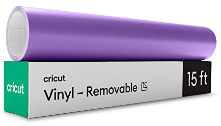Cricut Vinile Rimovibile | Viola chiaro | 4,6m (15ft) | Rotolo di vinile rimovibile autoadesivo | Da utilizzare con tutte le macchine da taglio Cricut