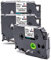 Anjonova 3X Kompatibel mit Brother P-Touch Schrumpfschlauch Hse-221 Hse221 8.8mm Schwarz auf Weiß Etikettenband für PT-E300 PE-E500 PT-H500 PT-P750W PT-P900 PT-D200 PT-1000 PT-1010 PT-P300BT PT-H105