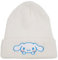 Koiswim Niedliche Anime-Beanie, bestickte Kawaii-Strickmütze, Winter, Skifahren, lässig, warm, für Damen und Mädchen, Weiß, Weiss/opulenter Garten, Medium