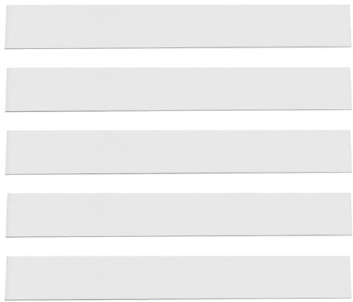 Create idea 5pcs Anode de Zinc Pur 99,995% Feuille de Zinc Pur Bande d'électrode de Zinc de Haute Pureté pour Laboratoire Scientifique Zingage et Galvanoplastie de Zinc 1x25x152mm 19 GA