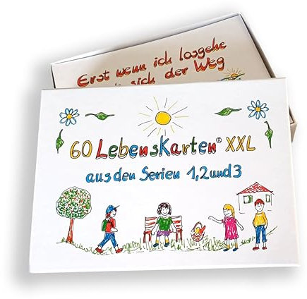 Lebenskarten XXL im Postkartenformat