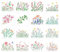 Blumen Stencil Schablonen Malen 16 Stück Malschablonen Blumen Blätter Malerei Schablone Zeichenschablonen für Scrapbooking Wand