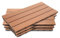 Fiqops 12 Stück WPC Terrassenfliesen, 30x60 cm Balkon Bodenfliese,Gartenfliesen mit Klick-System,Terrassendielen Balkonfliesen Klickfliesen,Terrassendielen Wasserfest für Terrasse,für 2m² Braun