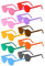 Kimimara Party Herzbrille Sonnenbrille - Herzbrillen Partybrillen Retro Kostüm Brille für Kinder Jungen Mädchen Herren Damen 70er 80er 90er Geburtstagsfeier Fasching Karneval Accessoires - 10 Stück