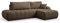 DomoHome® Baloo Ecksofa mit Schlaffunktion und Bettkasten - Schlafsofa, Sofa, Couch, Sofa mit Schlaffunktion, Schlafcouch, Sofa L Form, Wohnzimmer Möbel (rechte Seite, Lambi 4)