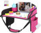 Kids Travel Tray, Play Tray For Kids Car Seat, Toddler Road Trip Essentials, Drawing Lap Tray With Storage Space for Airplane, Multifunctional Activity Tray Road Trip Must Haves For Kids (Pink)