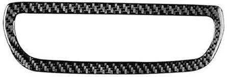 Innenzubehör Auto-Innenräume, Sitzheizung, Knopf, Rahmen, Verkleidung, Zubehör, Carbon-Look, Aufkleber Für Smart Fortwo 451 Coupe 2011–2015(Schwarz)