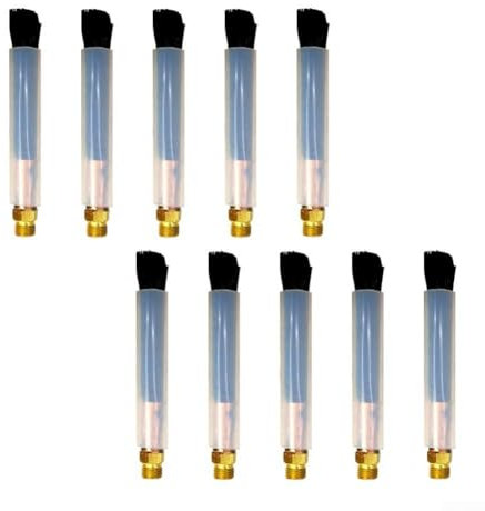 Heat Shrinkable Pipe/Silica Gel Casing Weld Cleaning Brush, High Temperature Resistant, Copper Tube (C)