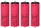 UR18500L/Y Batterie Compatible avec Braun 5/7/8/9 Series 5671 5673 5675 720s-4 790cc-4 760CC 799CC 9565 9585 9585CC 9595CC 9785 9795 Razor Batterie Unité De Remplacement(4PCS)