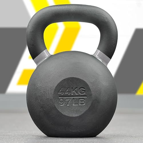 FORZA Pro Kettlebells aus Gusseisen [4 kg – 48 kg] | Hochwertige Kettlebells für Krafttraining – 3 Set-Optionen für Heim- und Fitnessstudio