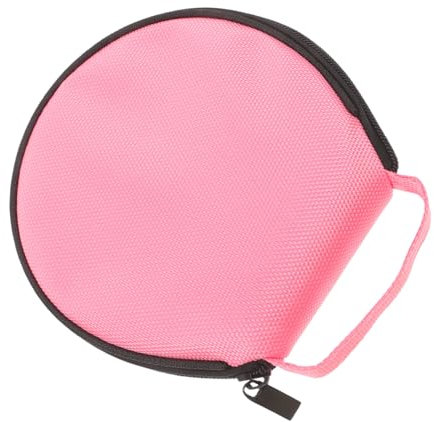 Borsa Porta Cd Oxford per Auto e Casa Capiente e Protettiva Custodia per Dvd Facile Installazione Color Rosa