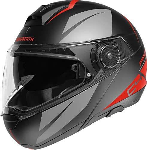 Schuberth 4541215360 C4 Pro - Motorradhelm Unisex - Erwachsene, rot (Merak Red), 55 (S), 1 Stück