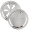 Vegena 2 Pezzi Griglia di Ventilazione, 125 mm Turno Griglia di Presa d'Aria in Acciaio Inox, Regolabile, per Presa d'Aria Azione di Filtraggio Contro Polvere Insetti