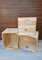 PYXIDAS Wooden Crates Kallax - Sets Of Kallax Insert , Dimensions 33x38x33 cm - Medium Size, Can Be Used As Storage Or Decorative, Durable And Clean, Natural Look (Natural 3)