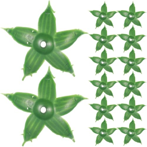 LALAFINA Sépales De Fleurs Artificiels 120 Pièces Calices De Fleurs Simulées en Plastique Réceptacle De De Calice pour Bouquet Synthétiques Bricolage Décoration Maison Et Mariage