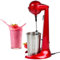 Batidora Retro,Espumador De Leche De 100 W, Taza De Acero Inoxidable De 500 Ml, 2 Configuraciones De Velocidad, Batidora De Batidos De Proteínas, Batidos De Leche, Mezcla De Tortillas, Cócteles red