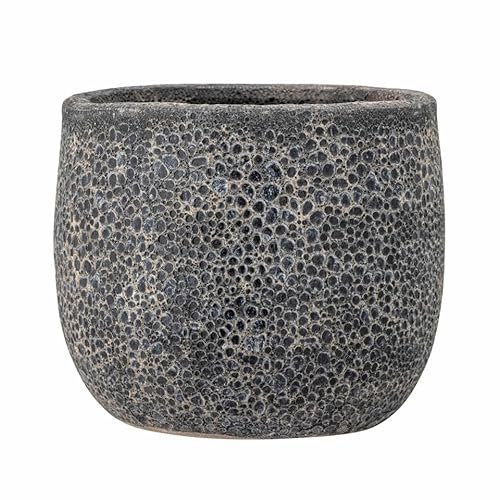 Marko Pot de fleurs gris terre cuite