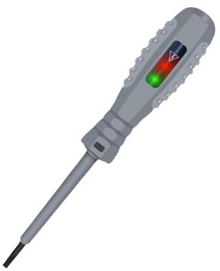 Tester di tensione, perno di prova del circuito, penna di prova elettrica a induzione, cacciavite magnetico, rilevatore di tensione 24 V-250 V, per elettricisti domestici