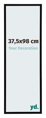 yd. Your Decoration - Puzzlerahmen 37.5x98 - Schwarz Matt - Puzzlerahmen 1500-2000 Teile - Kunststoff Bilderrahmen - Annecy