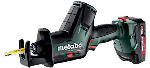 Metabo - Scie sabre sans fil 18V 2x2Ah Li-Ion 16 mm avec coffret - SSE 18 LTX BL Compact