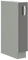 Küche Bianca Grey Hochglanz Grau Unterschrank 15 cm Schrankauszug Küchenschrank