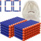 Airlab 100er Pfeile Darts für Nerf Zubehör, Refill Darts Foam Pfeile Munition Bullets mit Aufbewahrungstasche, Blau