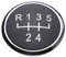 ZEALfix 7H5711144C Schaltknauf für Transporter T5 T5.1 Schaltknauf Emblem 5 Gang