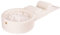 MEOWBABY Parco Giochi in Schiuma con Piscina di Palline 90x30cm/200 Palline per Bambini - Blocchi Morbidi, Boucle, Bianco: Bianco/Transparente