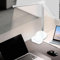 LQWELL® Doppelkopf-Schreibtischlampe LED Dimmbar, Doppelschwingarm-LED-Tischlampe 5 Farben und 10 Helligkeitsstufen Augenfreundliche Leselampe mit USB-Aufladung Touch-Steuerung & Memory Timer