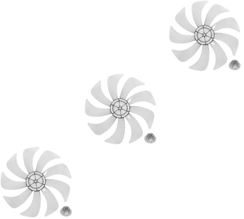 Cabilock 3pcs Floor Fan Fan Leaves Oscillating Stand up Fan Ventilateur Standing Pedestal Fan Table Standing Pedestal Fan Repair Part Fan Parts Camper Fan Ventilador Pp