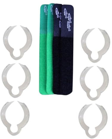 KONTONTY Kabelhalter Aus Robust Und Langlebig Vielseitige Kabelclips Für Kabelmanagement Sichere Befestigung Von Kabeln Und Lichterschläuchen Einfache Montage Für Innenbereiche Und Beleucht