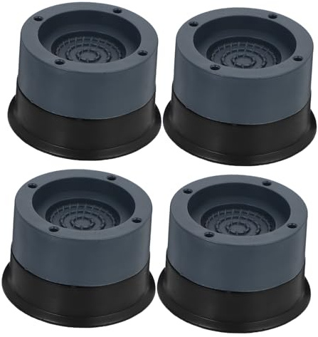 Waschmaschinen Fußpolster Kunststoff Antirutschpads | Antivibrationspad, für Waschmaschine und Boden, 4 Stück, Ladengeschäft und Badezimmer