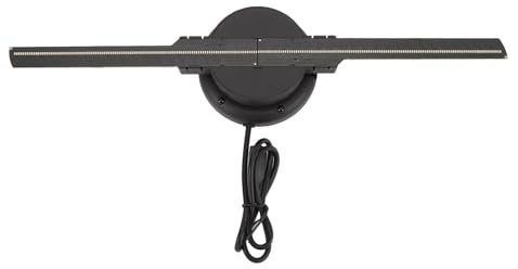 Proiettore Ologramma 3D, Videoproiettore 224 LED 224, Display Pubblicitario a LED con Effetti Olografici, Ventola Ologramma 3D per Insegne di Negozi Aziendali, Halloween (Spina