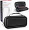 CoBak Carry Case for Nintendo Switch 2 (2025) | Hard Shell Travel Zipper Pouch with Storage for Console, Accessories & 24 Game Cards/microSD | Gift Box Edition (Black)