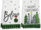 Geschirrtuch Weihnachten, 2er Set 40x60 cm Geschirrtücher Weihnachten, Festliche Küchendekoration für Weihnachten, Weihnachtsdeko Innen, Stimmungsvolle Tischdeko und Weihnachts Küchentücher