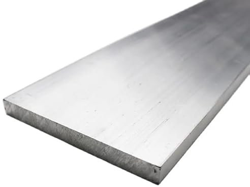 MULANGDI Placa de Barra Plana de Aluminio 6061, Espesor de 3mm, 4mm, 5mm, 6mm, Bloques de Hojas CNC, Longitud de Metal de 495mm, Piezas de Herramientas eléctricas, 1 ud.(3x20x495mm)