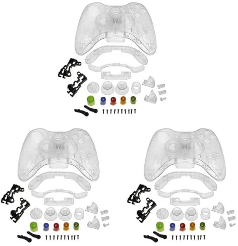 Hlxnyami 3X Guscio di Compatibile con Wireless Controller, Trasparente