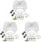 Hlxnyami 3X Guscio di Compatibile con Wireless Controller, Trasparente
